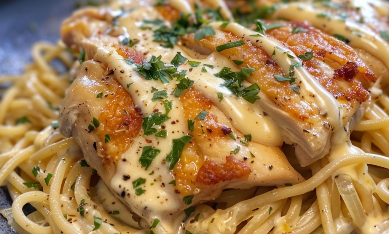 Garlic Butter Chicken Pasta Recipe with Creamy Twist