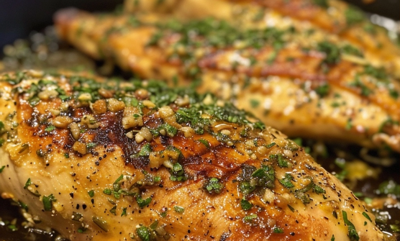 Garlic Butter Baked Chicken Breast Recipe