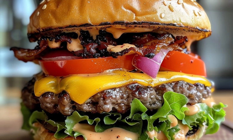 Juicy Hamburgers Recipe with Flavorful Twist