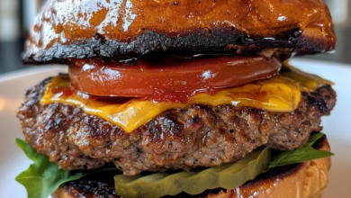 Homemade Ground Beef Burger Patties