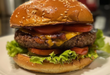 Homemade Hamburgers Juicy and Delicious: A Flavorful Feast