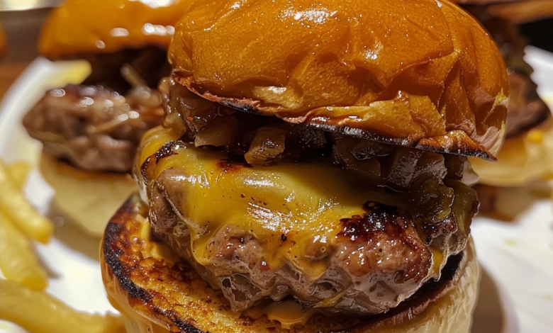 Juicy Cheeseburger Sliders Recipe