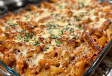 Chicken Parmesan Baked Ziti Recipe