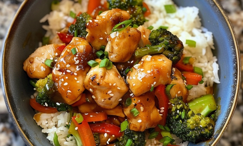 Honey Garlic Chicken Stir Fry Recipe