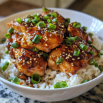 Baked Honey Garlic Chicken with 5 Ingredient Sauce