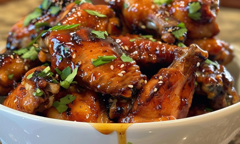 Sweet Honey Garlic Chicken Wings: A Sticky Savory Delight