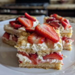 Easy Strawberry Shortcake Bars to Try This Summer