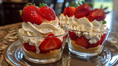 Strawberry Shortcake Dessert Cups: A Bite-Sized Delight