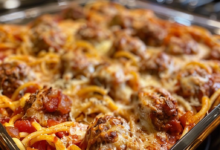 Baked Spaghetti & Meatballs: A Classic Comfort Dish