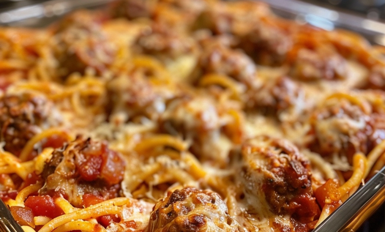 Baked Spaghetti & Meatballs: A Classic Comfort Dish