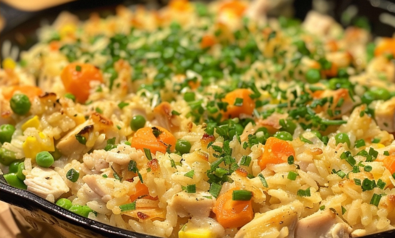 No Peek Chicken Rice Casserole Recipe