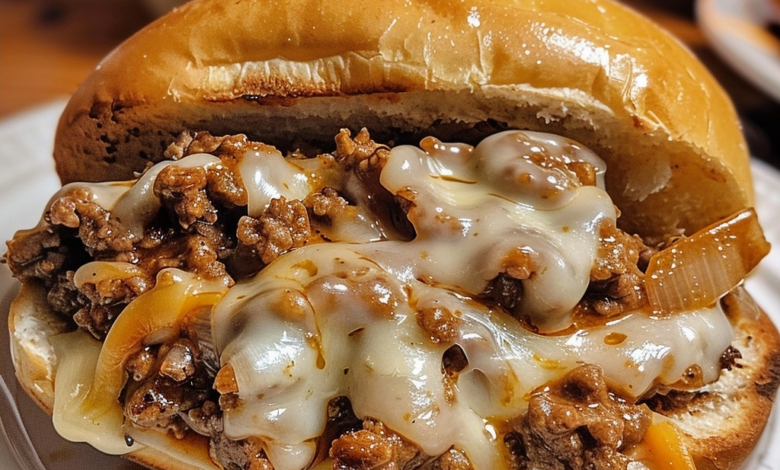 Philly Cheese Steak Sloppy Joes Recipe
