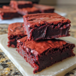 Fudgy Red Velvet Brownies: Rich, Moist, and Flavorful