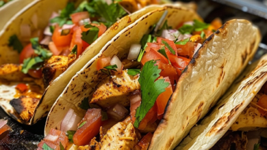 20-Minute Baked Chicken Tacos