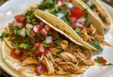 Crockpot Shredded Chicken Tacos Recipe