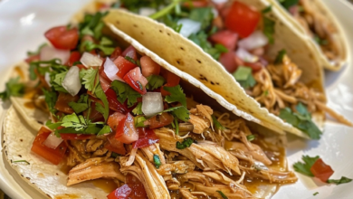Crockpot Shredded Chicken Tacos Recipe