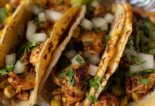 Mexican Street Corn Chicken Tacos Recipe