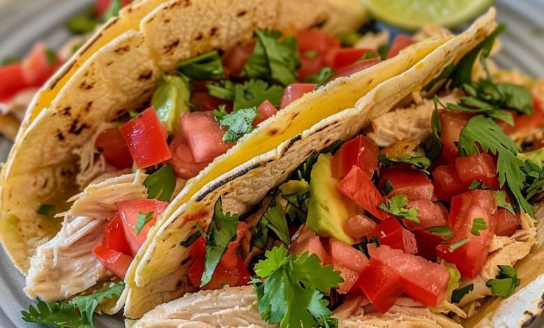 Cilantro Lime Chicken Tacos