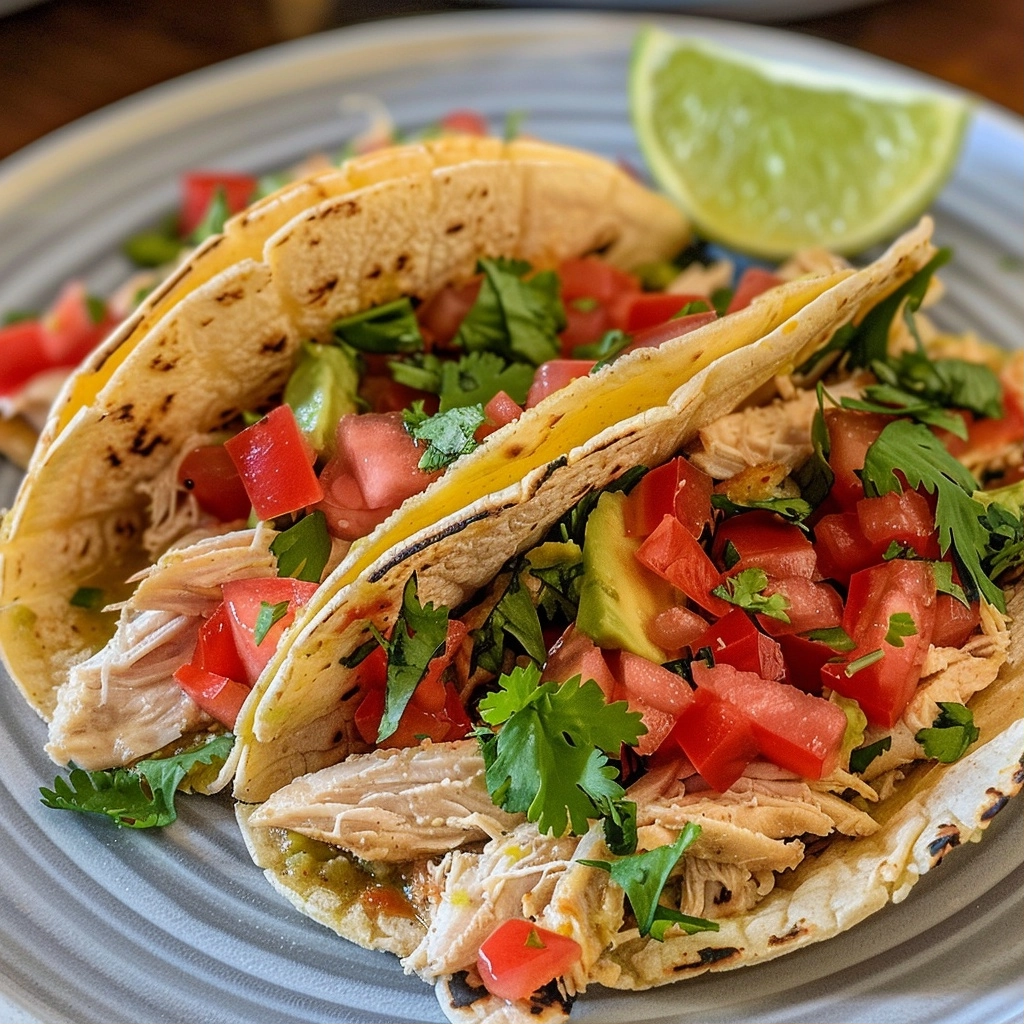 Cilantro Lime Chicken Tacos