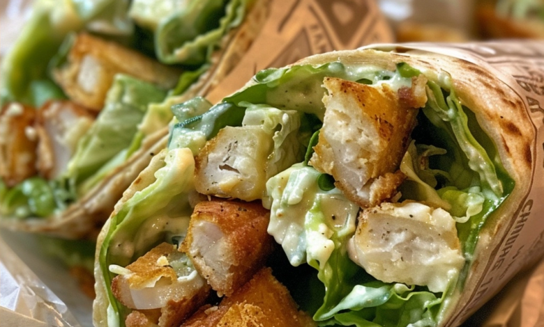 Caesar Salad Wrap Recipe for Quick Healthy Lunches