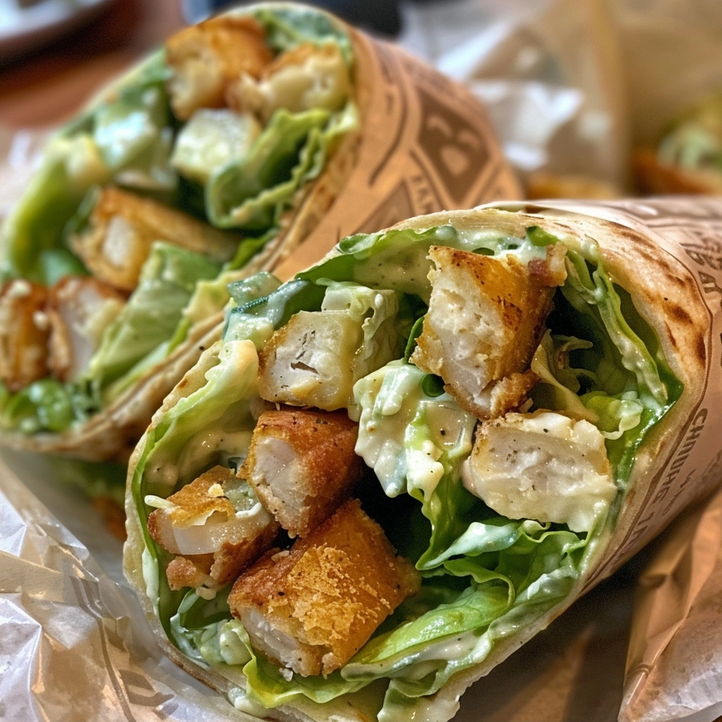 Caesar Salad Wrap Recipe for Quick Healthy Lunches