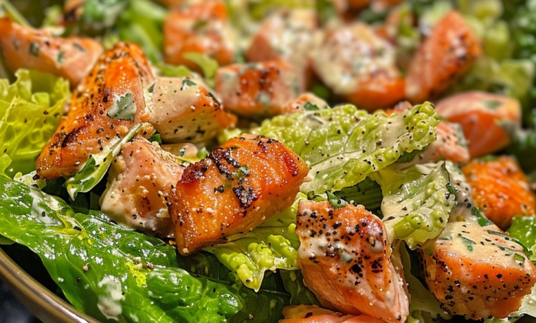 Salmon Caesar Salad: A Healthy Protein-Packed Recipe