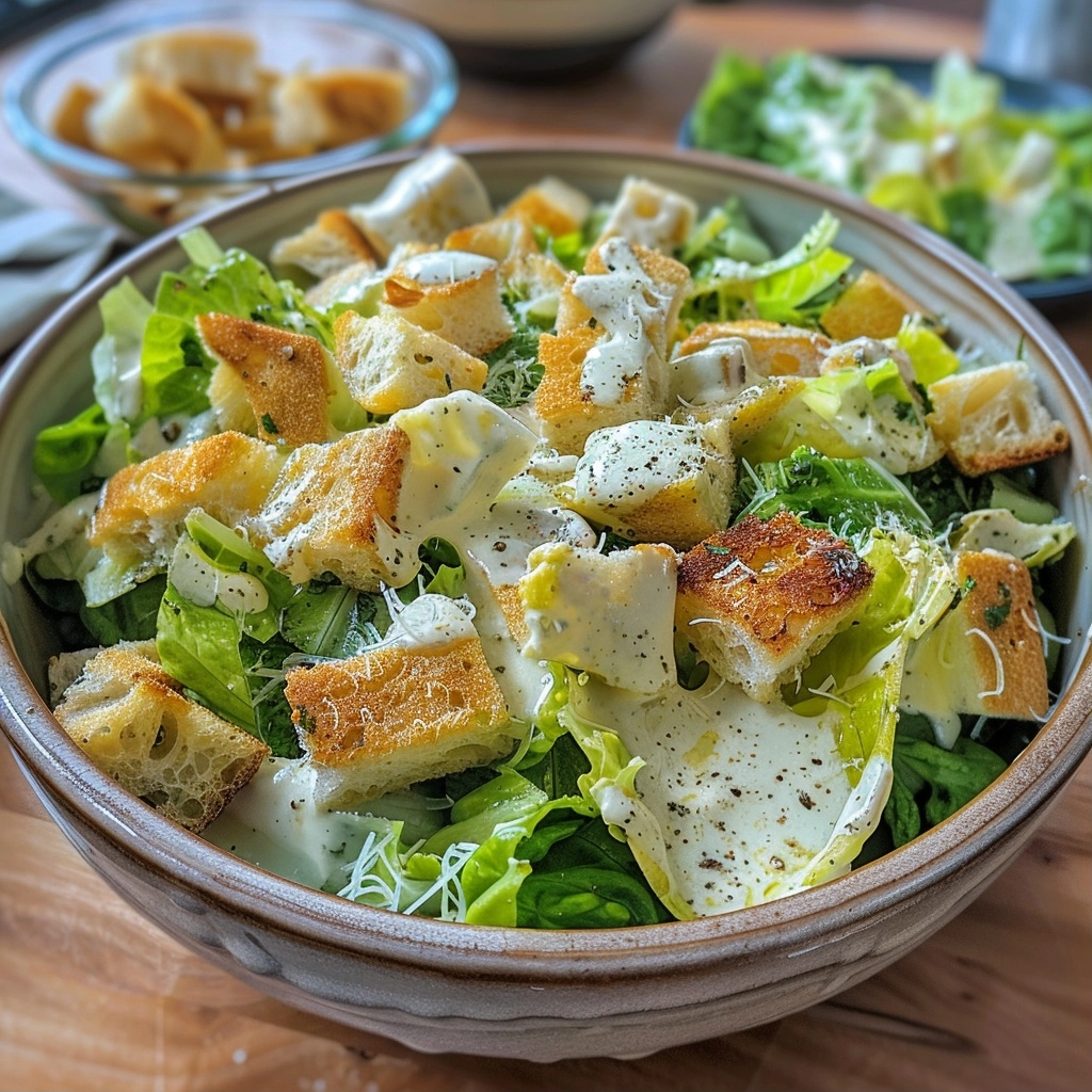 Caesar Salad with Homemade Dressing for Every Occasion