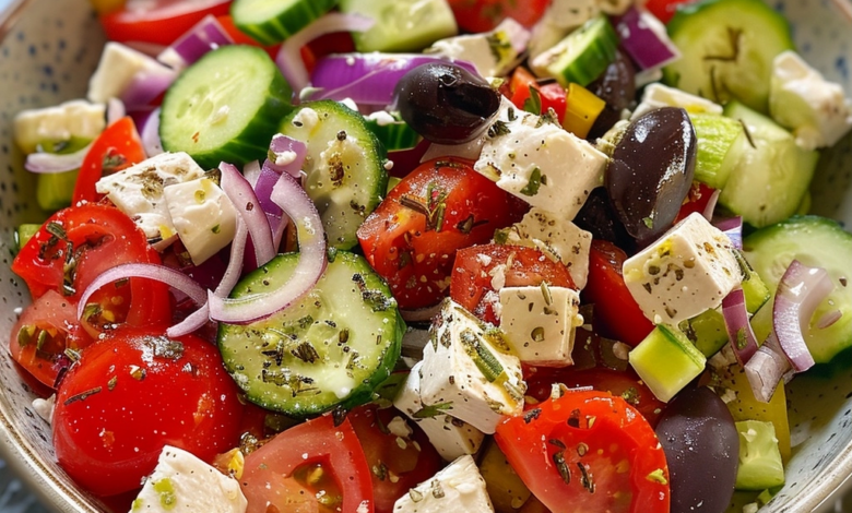 Easy Greek Salad Recipe for Fresh Summer Meals