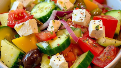 Healthy Greek Salad with Feta: Authentic Recipe