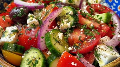 Fresh Mediterranean Greek Salad Recipe