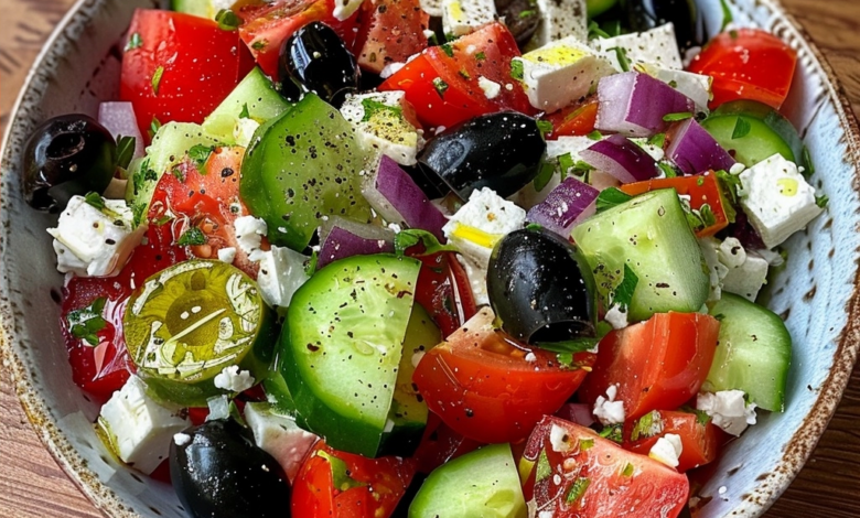 The Best Homemade Greek Salad Recipe for Fresh Flavors