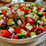 Fresh Mediterranean Greek Salad Recipe for Healthy Eating