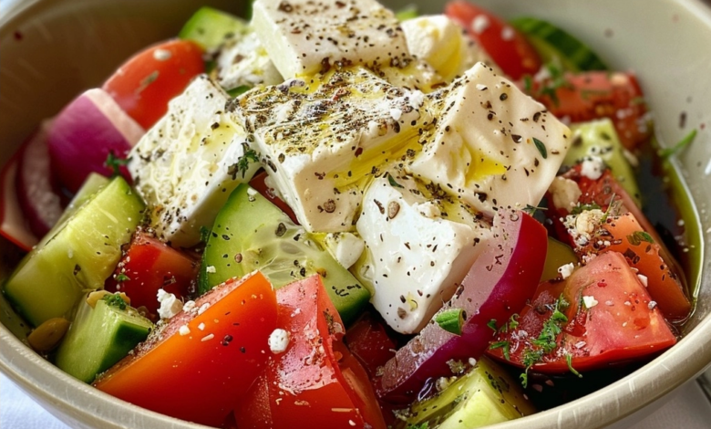 Traditional Greek Village Salad Recipe for Authentic Flavor