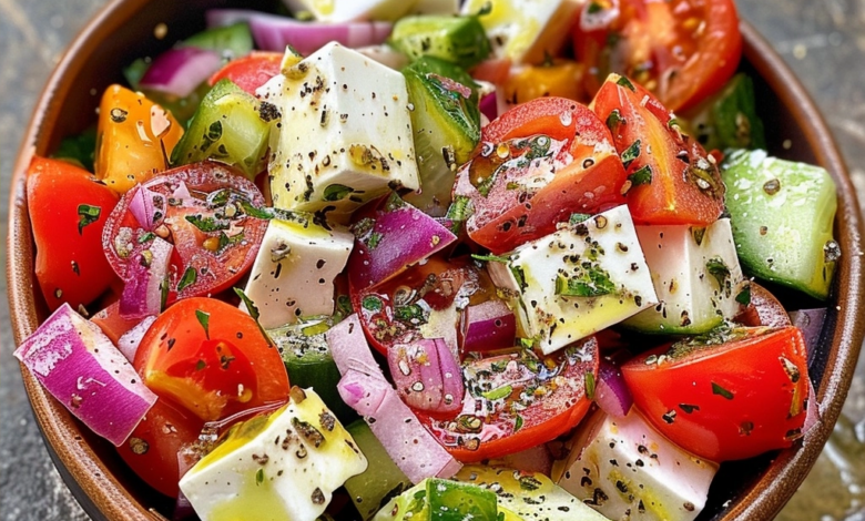 The Best Homemade Greek Salad Recipe