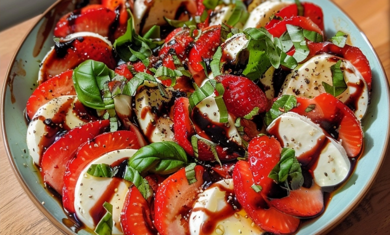 Strawberry Caprese Salad: A Fresh Summer Twist