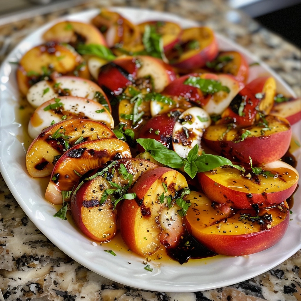 Grilled Peach Caprese Salad: A Fresh Summer Recipe