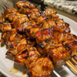 Honey Garlic Chicken Skewers: A Simple Glazed Recipe
