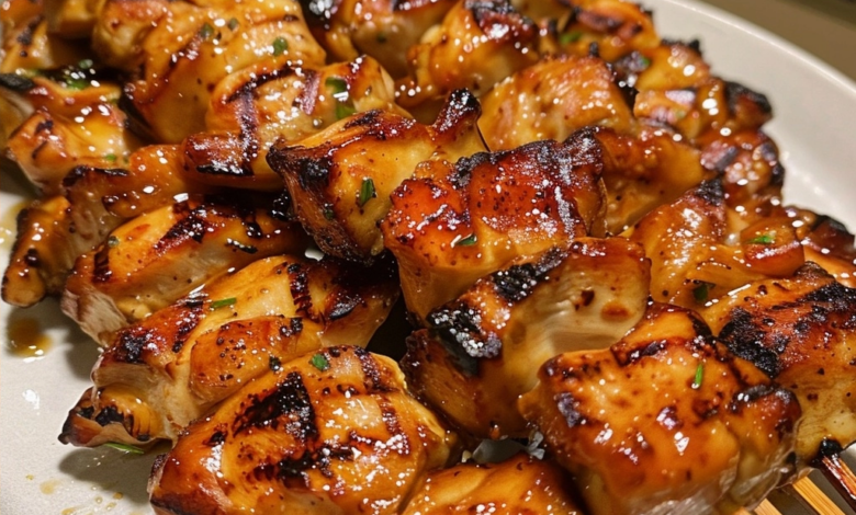 Honey Garlic Chicken Skewers: A Simple Glazed Recipe