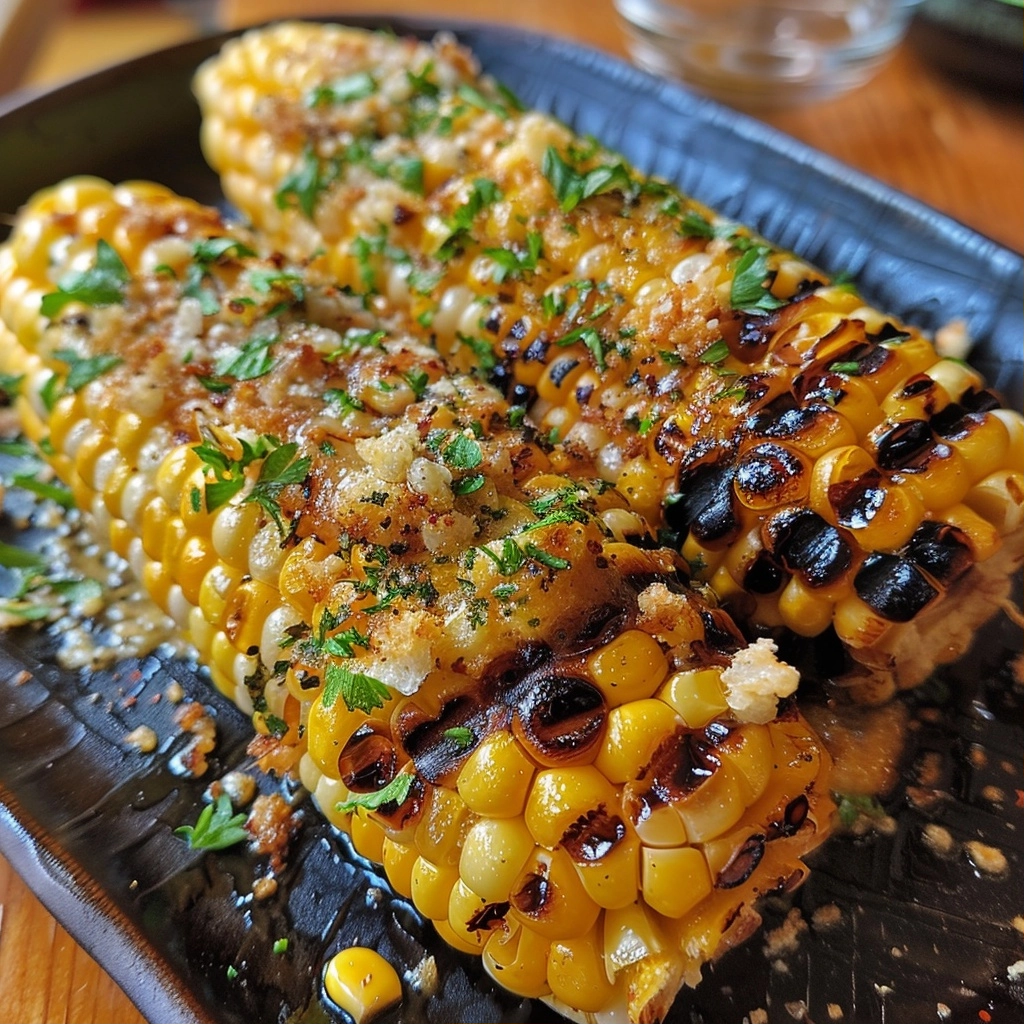 Garlic Butter Grilled Corn for Summer Dining