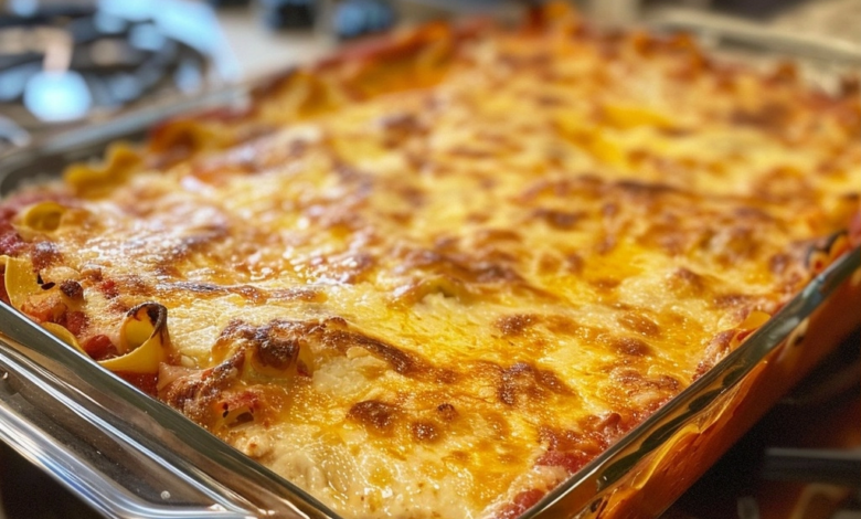 Three Cheese Lasagna Recipe for Easy Homemade Italian