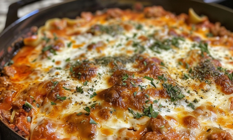Easy Skillet Lasagna Recipe for Beginners