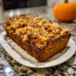 Streusel Pumpkin Bread for Fall baking