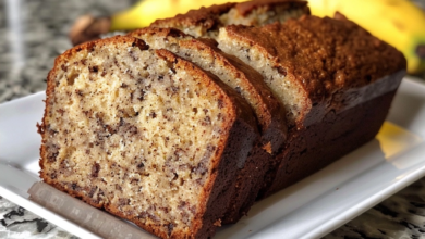 One Bowl Banana Bread Recipe