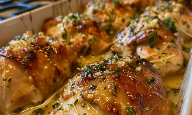 Garlic Butter Baked Chicken Recipe for Easy Dinners