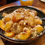 Brown Butter Peach Cobbler Recipe