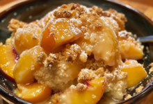 Brown Butter Peach Cobbler Recipe