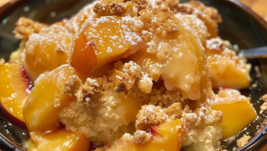 Brown Butter Peach Cobbler Recipe