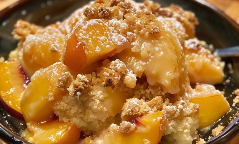 Brown Butter Peach Cobbler Recipe