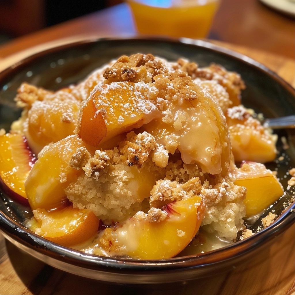 Brown Butter Peach Cobbler Recipe