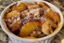 Bourbon Peach Cobbler Recipe: Alcohol-Free Twist